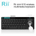 Klaviatūra su jutiklinių pelės valdikliu Rii K18