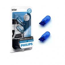 PHILIPS WhiteVision, W2,1x9,5d 12V W5W T10 5W 12961NBVB2