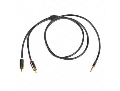 Aux įėjimo adapteris jack 3.5mm  kištukas - 2 RCA kištukas