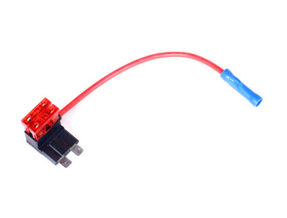 Saugiklio lizdas su dviem ATO tipo 10 A saugikliais papild. įrang