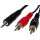 BQC-JPS2RP-0120 AUX įėjimo laidas, 3.5 mm kištukas-2 RCA kištukai