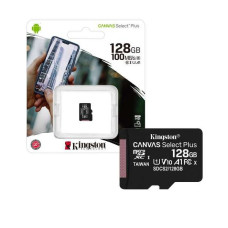 Atminties kortelė, microSD Kingston, 128GB Class 10