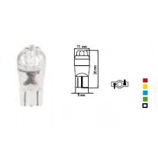 Bosma lemputė T10, raudona, šviesos diodai