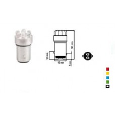 Bosma lemputė BAY15d, raudona, šviesos diodai