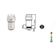 Bosma lemputė BAY15d, geltona, šviesos diodai