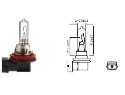 Bosma lemputė H9, 65w