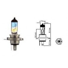 Bosma lemputė H4, 75/70W saphire