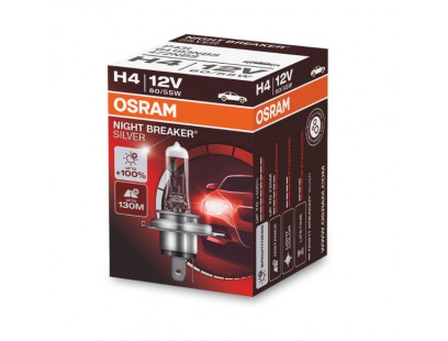 Osram lemputės SILVER +100%, H4, 60/55W 64193NBS