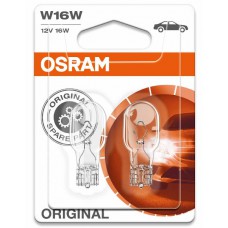 Osram, Lemputė,  W16W T15 16W 12V W2,1x9,5d skaidri, 2vnt blisteri