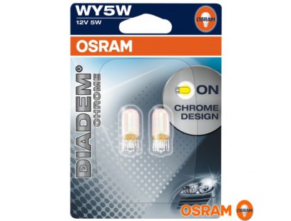 Osram lemputė T10, WY5W, 5W, W2.1x9.5d Diadem chrome, 2vnt, Blist.