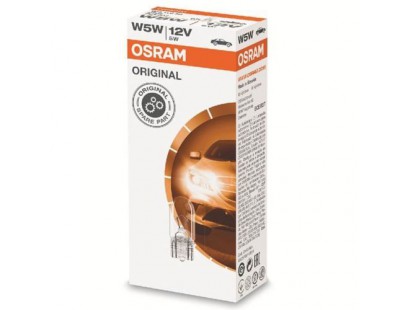 Osram lemputė, W5W, 5W, W2,1x9,5d, 2825