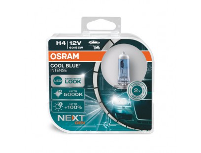 Osram lemputės, H4, COOL BLUE Intense, NextGen, 5000K 60/55W 64193