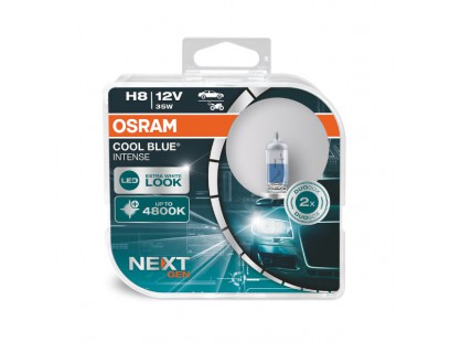 Osram lemputės,H8, Cool Blue® Intense NextGeneration, 4800K, 35W 6