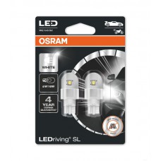 Osram LED lemputės, W16W T15 W2.1x9.5d 12V/2W(16W) Balta 6000K, 2v