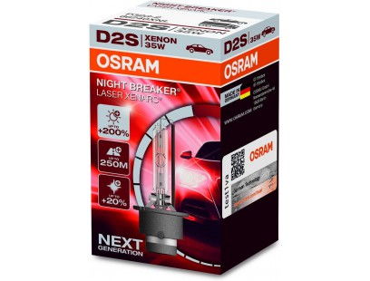 OSRAM XENARC NIGHT Breaker Laser, D2S, +220% XENON 1vnt.66240XNN