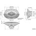 Pioneer, TS-A6971F 6x9" 5-juostų koaksialiniai garsiakalbiai