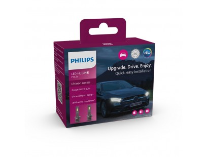 Philips LED pagrindinės šviesos H1, 6000K, LEDriving HL, 2vn, 1125