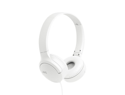 JVC, HA-S33UC-WU, baltos sp. dinaminės ausinės, mikrofonas