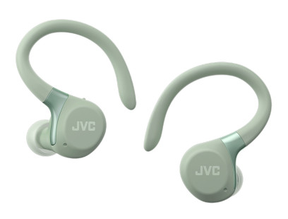 JVC, HA-EC75T-GU, žalios sp. dinaminės ausinės