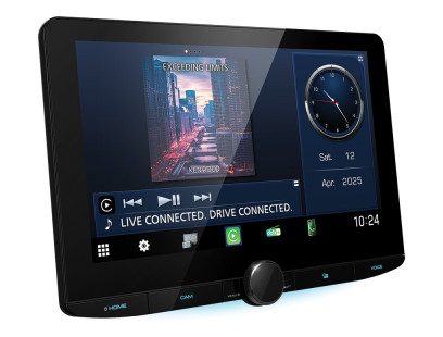 KENWOOD, DMX9724XDS 1-DIN AV grotuvas su 10.1" ekranu, Bluetooth