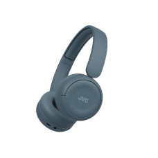 JVC, HA-S59W-AU, retro mėlynos sp. dinaminės ausinės, mikrofonas