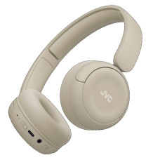 JVC, HA-S59W-CU, matinės smėlio sp. dinaminės ausinės, mikrofonas