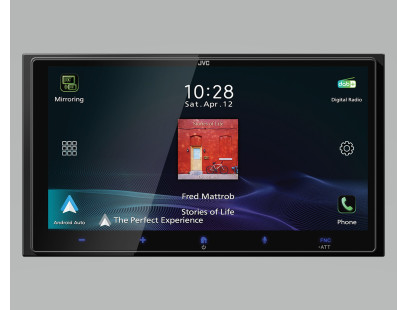 JVC, KW-M795DBW 2-DIN AV grotuvas su 6.92" ekranu, Bluetooth