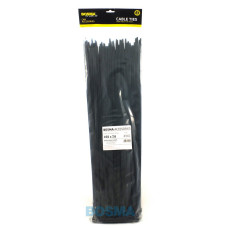 Bosma, kabelio dirželis  7.6x450mm juodas, 100vnt