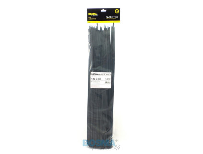 Bosma, kabelio dirželis 4.8x430mm juodas, 100vnt