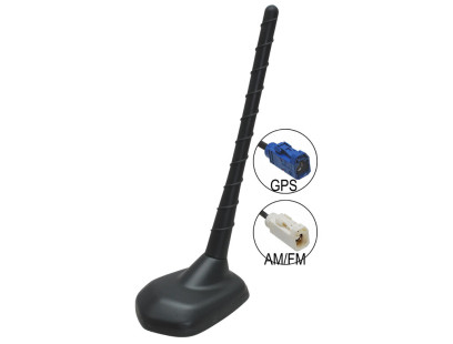 GPS / FM / AM automobilio antena Alfa Romeo, Fiat ir Lancia