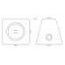 Korpusas žemu dažnių garsiakalbiui MDF, 30l, 25cm