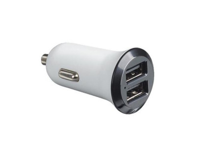 Įkrovimo lizdas automobiliui USB Legrand 050682 (baltas, 12V 2.1A)