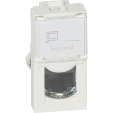 RJ45 lizdas Mosaic UTP 5E Legrand 076551 (baltas)