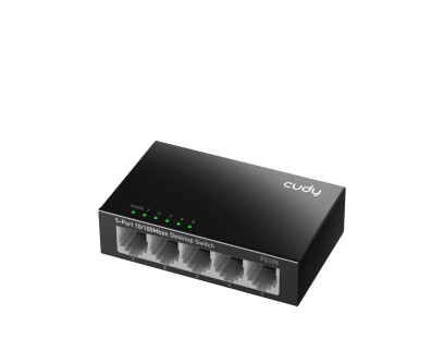 5 prievadų komutatorius CUDY FS105 (Nevaldomas)