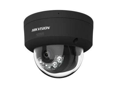 Hikvision dome DS-2CD2187G3-LIS2UY F2.8 (Juoda, 8 MP, 30 m IR; 30 m LED; Hybrid Light, ColorVu)