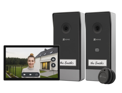 Telefonspynės komplektas EZVIZ CS-HP7 (3MP, 1 ekranas, 2 telefonspynės)