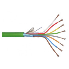 Apsauginis kabelis CAVI FERMI 8x0.22 (Lūdytas, ekranuotas, LZSH, Cca, 100m)