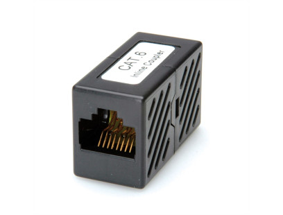 Sujungimas UTP kabeliui RJ45-RJ45 Cat6A In-Line LK-1006-Cat6A (juodas)