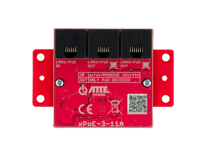 3 prievadų komutatorius ATTE XPOE-3-11A