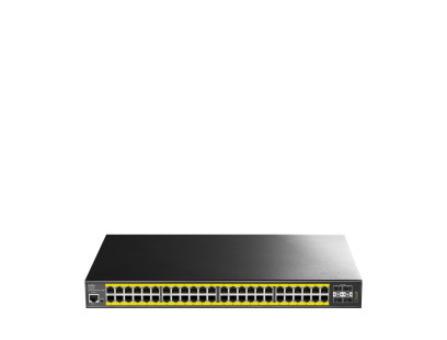 48 prievadų komutatorius CUDY GS2048PS4-720W (Valdomas, PoE) 48 prievadų komutatorius CUDY GS2048PS4-720W (Valdomas, PoE)