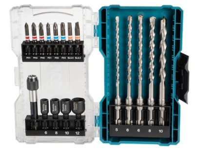 Grąžtų ir atsuktuvo antgalių rinkinys Makita E-07026