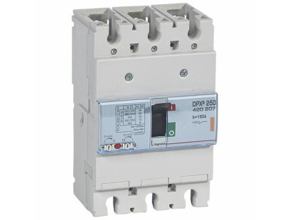 Automatinis jungiklis DPX3 250TM Legrand 420207 (160A, 3P, 25kA)