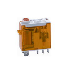 Relė 1 grupė 46 serijos Finder 466180240054 (24V AC, 16A/250VAC, TEST mygtukas, LED indikacija)