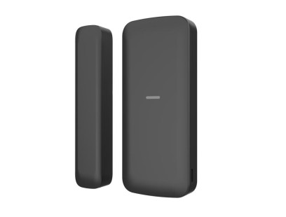 Hikvision plonas belaidis magnetinis jutiklis DS-PDMCS-EG2-WE(B) AX PRO (Juodas)