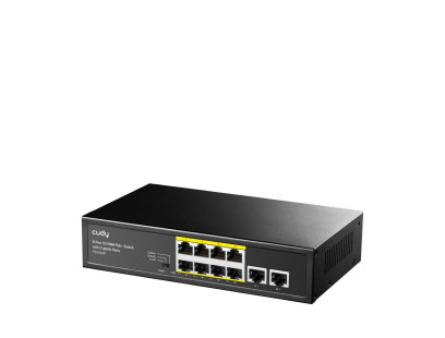 8 prievadų komutatorius CUDY FS1010P (Nevaldomas, PoE) 8 prievadų komutatorius CUDY FS1010P (Nevaldomas, PoE)