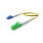 Optinis jungiamasis kabelis LC/UPC–LC/APC (SM, simplex, G652D, 9/125µm, OS1/OS2, LSZH, 3mm, 5m)