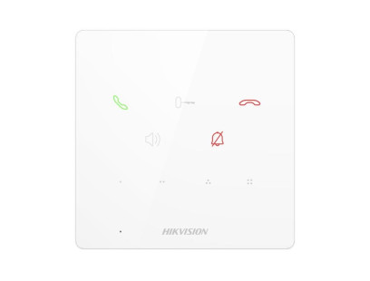 Telefonspynės vidinė stotelė, be ekrano, Hikvision DS-KH6000-E1 (BALTAS)