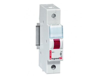 LED indikatorius ant DIN Legrand 604077 (raudonas, 230V, TX3 1 mod.)