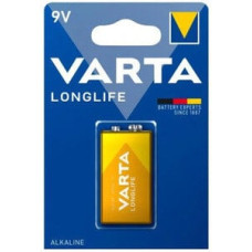 Varta Longlife baterija 6LR61/6LF22 (9V, šarminė, Krona)