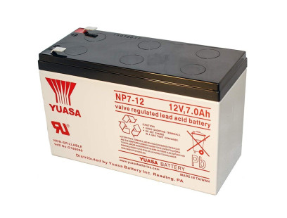 Akumuliatorius Yuasa (7Ah 12V F1 VRLA)